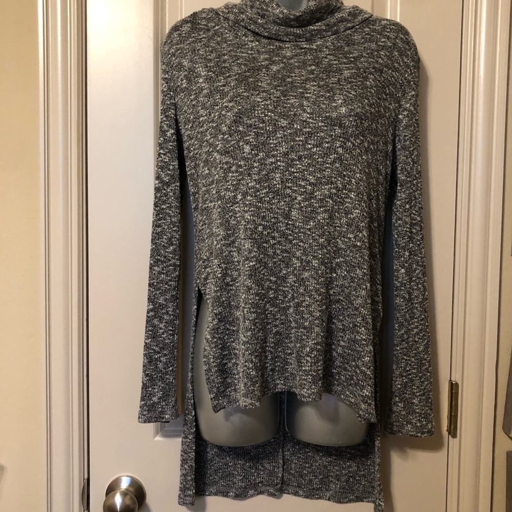 Sweater long sleeve turtleneck